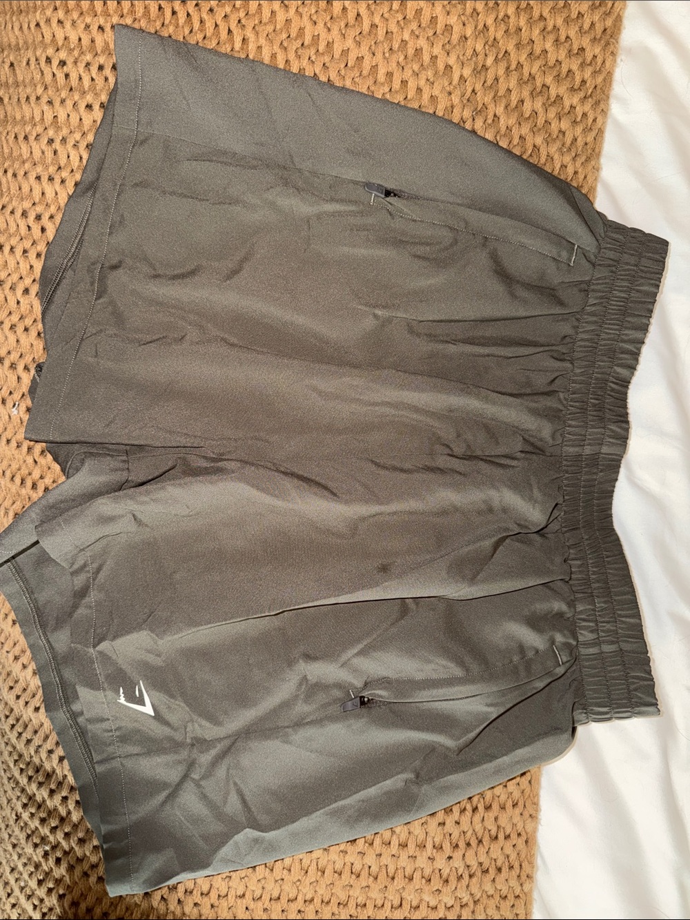 Olive Athletic Shorts - Performance Training Shorts